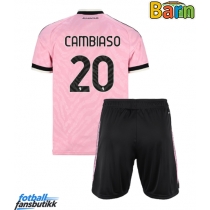 Juventus Andrea Cambiaso #20 Bortedraktsett Barn 2026-27 Kortermet (+ Korte bukser)
